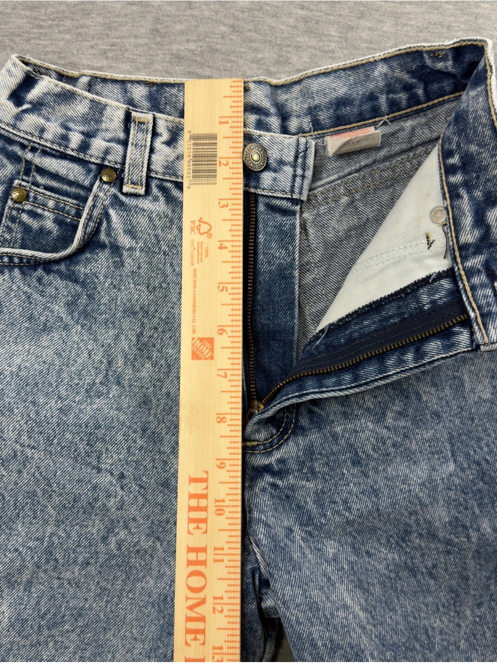 Levi’s USA acid wash mom jeans vintage 80s tapered fit - Picture 11 of 15